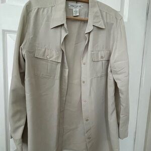 Jones Wear Beige Shirt Jacket